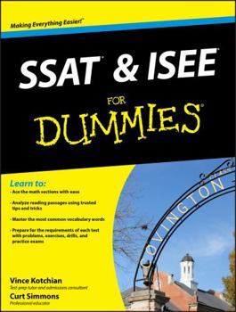 Paperback SSAT and ISEE For Dummies Book