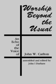 Hardcover Worship Beyond the Usual Book