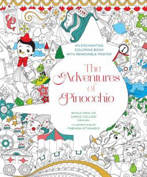 Paperback The Adventures of Pinocchio Coloring Book