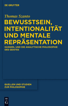 Hardcover Bewusstsein, Intentionalität und mentale Repräsentation [German] Book