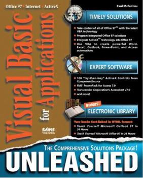 Paperback Visual Basic for Applications Unleashed Book