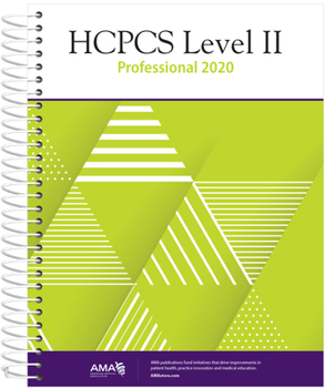 Spiral-bound HCPCS 2020 Level II Professional Edition Book