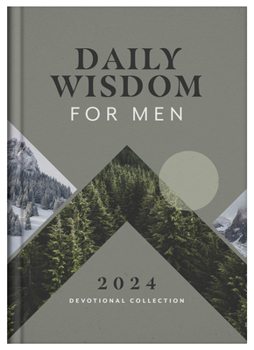 Hardcover Daily Wisdom for Men 2024 Devotional Collection Book