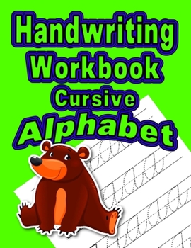 Paperback Handwriting Workbook: Cursive - Alphabet [Large Print] Book