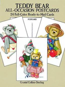 Teddy Bear All-Occasion Postcards : 24 Full-Colour Ready-to-Mail Cards