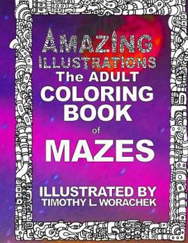 Paperback Amazing Illustrations-Mazes Book