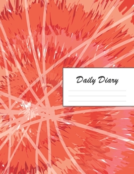 Daily Diary: Blank 2020 Journal Entry Writing Paper for Each Day of the Year Tie Dye Psychedelic Pattern January 20 - December 20 366 Dated Pages A Notebook to Reflect, Write, Document & Diarise Your 