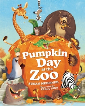 Hardcover Pumpkin Day at the Zoo Book