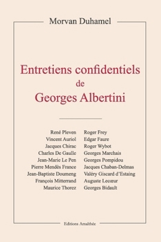 Paperback Entretiens confidentiels de Georges Albertini [French] Book