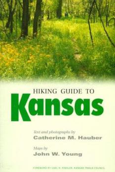 Paperback Hiking Guide to Kansas Book