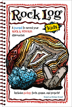 Spiral-bound Rock Log Kids Book