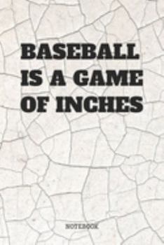 Paperback Notebook: I Love Baseball Planner / Organizer / Lined Notebook (6" x 9") Book