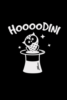 Hoooodini: 6x9 MAGICIAN | blank with numbers paper | notebook | notes