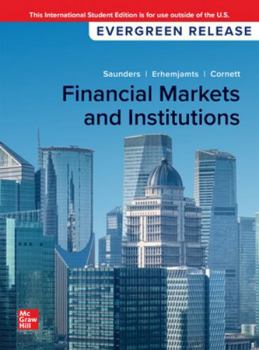 Paperback Financial Markets and Institutions: 2024 Release ISE Book