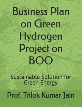 Paperback Business Plan on Green Hydrogen Project on BOO: Sustainable Solution for Green Energy Book