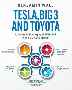 Paperback Tesla, Big 3 and Toyota: Leaders in Managing 5-D Value Book