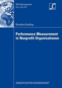 Paperback Performance Measurement in Nonprofit-Organisationen [German] Book