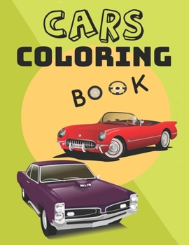 Paperback Cars Coloring Book: Old Cars Coloring Book for Adults [Large Print] Book