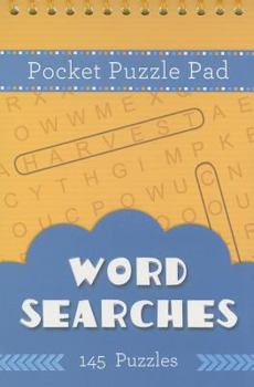 Spiral-bound Pocket Puzzle Pad: Word Searches Book
