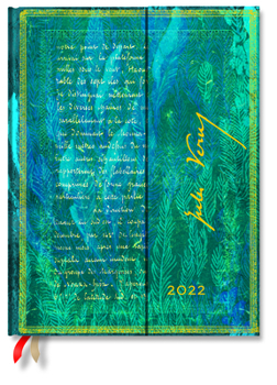 Calendar Verne, Twenty Thousand Leagues 2022 12-Month Hardcover Planner, Ultra - Vertical Week-At-A-Time Book
