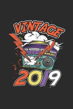 Vintage 2019: Dotted Bullet Notebook – Birthday Gift or Anniversary Gift Idea