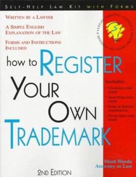 Paperback How to Register Your Own Trademark Book