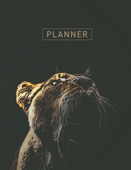 Planner: Tiger Design 2 Year Weekly Planning Organizer | 2020 - 2021 | January 20 - December 21 | Writing Notebook | Productive Datebook Calendar Schedule | Plan Days, Set Goals & Get Stuff Done