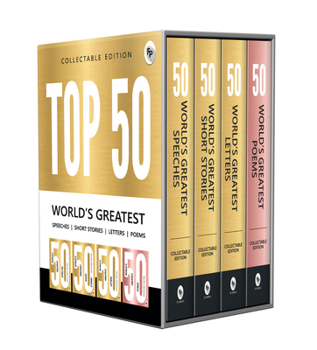 Misc. Top 50 World's Greatest Short Stories, Speeches, Letters & Poems, Collectable Edition (Box Set of 4 Books) Book