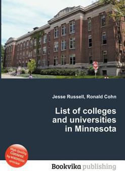 Paperback List of Colleges and Universities in Minnesota Book