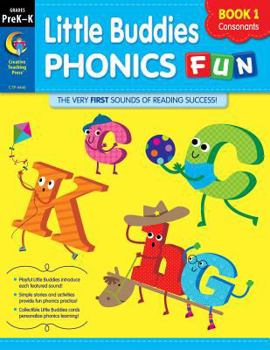 Paperback Little Buddies Phonics Fun Book 1- Consonants Book