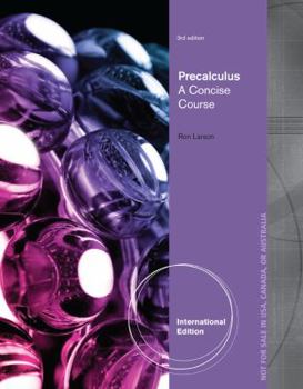 Paperback Precalculus A Concise Course 3Ed (Ie) (Pb 2014) Book