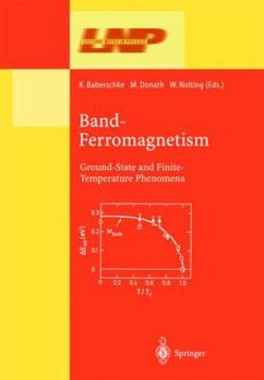 Hardcover Band-Ferromagnetism: Ground-State and Finite-Temperature Phenomena Book