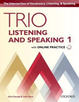Paperback Trio Listening and Speaking Level One Student Book Pack with Online Practice Book