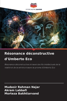 Paperback Résonance déconstructive d'Umberto Eco [French] Book