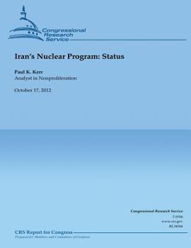 Paperback Iran's Nuclear Program: Status Book