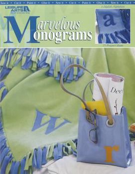 Paperback Marvelous Monograms Book