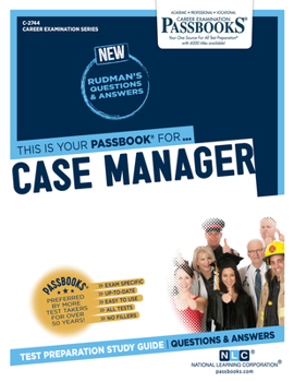 Paperback Case Manager (C-2744): Passbooks Study Guide Volume 2744 Book