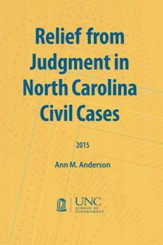 Paperback Relief from Judgment in North Carolina Civil Cases Book