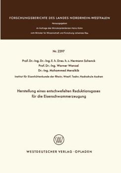 Paperback Herstellung Eines Entschwefelten Reduktionsgases Für Die Eisenschwammerzeugung [German] Book