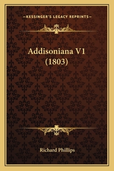 Paperback Addisoniana V1 (1803) Book
