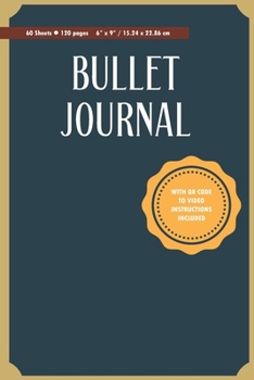 Paperback Bullet Journal: 120 Page Bullet Journal for Students Women Business Book