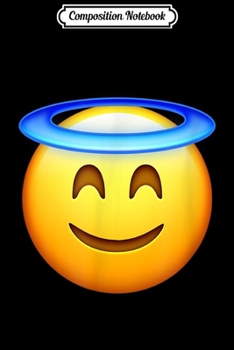 Paperback Composition Notebook: Smiley Face Angel Halo Journal/Notebook Blank Lined Ruled 6x9 100 Pages Book