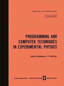 Paperback Programming and Computer Techniques in Experimental Physics Book