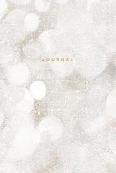 Paperback Journal: Iridescent Effect Notebook: 120-Page Lined - Luxury Gold Pearl Foil Book