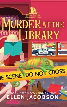 Paperback Murder at the Library: A North Dakota Library Mystery Book