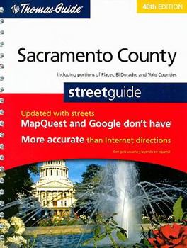 Spiral-bound The Thomas Guide Sacramento County Streetguide Book