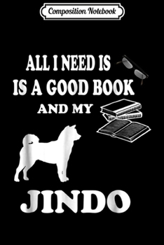 Composition Notebook: Jindo Dog Korean Dog Breed Dog Lover Gift Journal/Notebook Blank Lined Ruled 6x9 100 Pages