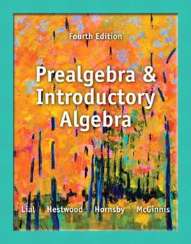 Paperback Prealgebra and Introductory Algebra Book