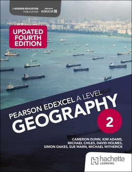 Paperback Pearson Edexcel A-level Geography Book 2, Updated Fourth Edition Book