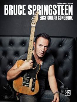 Paperback Bruce Springsteen Easy Guitar Songbook: Easy Guitar Tab Book